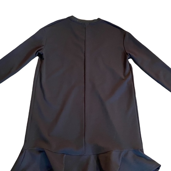 65Zara bohemian black embroidered midi dress with ruffles at the bo… - Picture 5 of 6